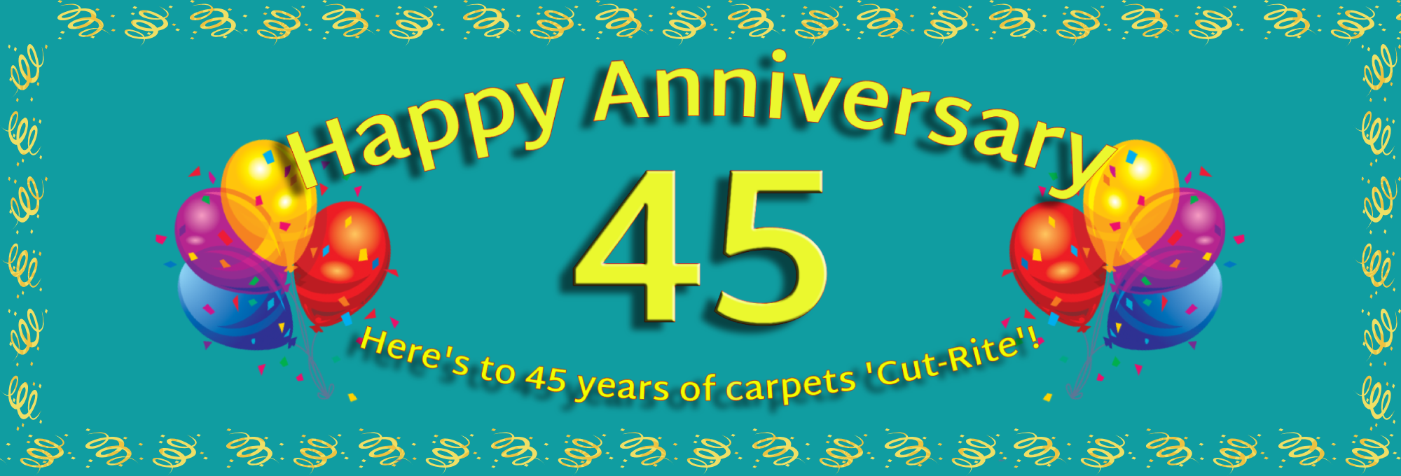 Celebrate 45 Years With Cut-Rite Carpets Anniversary Extravaganza