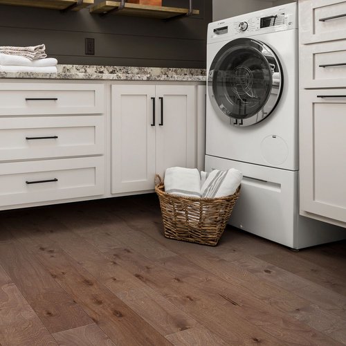 laundry room with hardwood floor - Cut-Rite Carpets & Design Center in NY